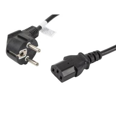 Lanberg power cable VDE CEE 7/7- C13 1.8m CA-C13C-11CC-0018-BK Lanberg power cable VDE CEE 7/7- C13 1.8m CA-C13C-11CC-0018-BK