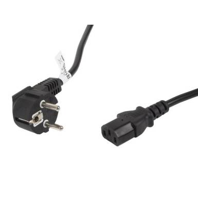 Lanberg power cable VDE CEE 7/7- C13 5m CA-C13C-11CC-0050-BK Lanberg power cable VDE CEE 7/7- C13 5m CA-C13C-11CC-0050-BK