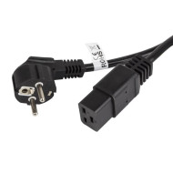 Lanberg power cable for server CEE 7/7-C19 16A 1.8m CA-C19C-10CC-0018-BK