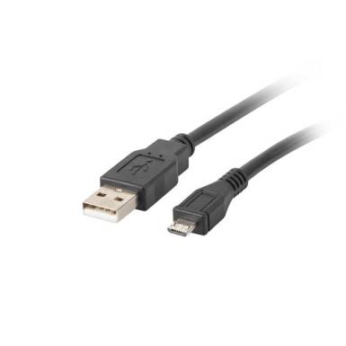Lanberg cable USB 2.0 micro AM-MBM5P 1m black CA-USBM-10CC-0010-BK Lanberg cable USB 2.0 micro AM-MBM5P 1m black CA-USBM-10CC-0010-BK