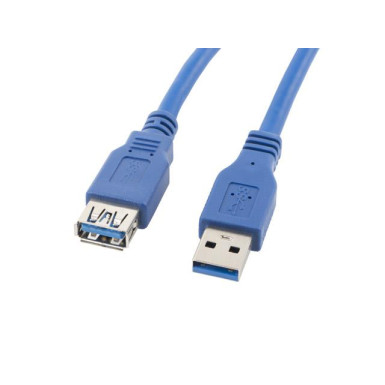 Lanberg extension cable USB 3.0 AM-AF 3m blue CA-US3E-10CC-0030-B