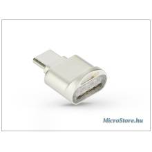 Haffner MicroSD memóriakártya olvasó Type-C csatlakozóval PT-4243 Haffner MicroSD memóriakártya olvasó Type-C csatlakozóval PT-4243