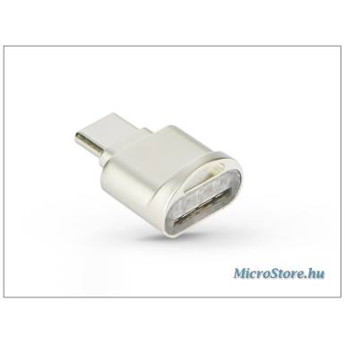 Haffner MicroSD mem&oacute;riak&aacute;rtya olvas&oacute; Type-C csatlakoz&oacute;val PT-4243