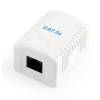Gembird 1x RJ45 kat. 5e fali aljzat, komplett, fehér NCAC-1U5E-01
