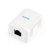 Gembird 1x RJ45 kat. 6 fali aljzat, komplett, fehér NCAC-1F6-01