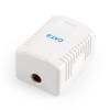 Gembird 1x RJ45 kat. 6 fali aljzat, komplett, feh&eacute;r NCAC-1U6-01