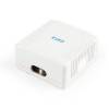 Gembird 2x RJ45 kat. 6 fali aljzat, komplett, feh&eacute;r NCAC-2F6-01