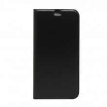 Huawei P9 Lite Mini flip oldalra nyíló tok, fekete BOOKTYPE-HUA-P9LM-BK