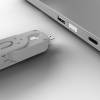 LINDY USB biztons&aacute;gi dug&oacute; + kulcs, feh&eacute;r (kulcs + 4db dug&oacute;)