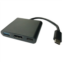 VALUE USB 3.1 C - HDMI Adapter + USB3.0 A + USB C power delivery