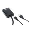 Gembird adapter VGA(M) - HDMI(F), black A-VGA-HDMI-01