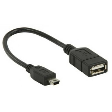 USB 2.0 mini OTG kábel 20cm