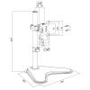 LOGILINK - Monitor desk stand, tilt, swivel, rotation BP0044