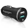 Spigen Spigen Essential F27QC Quick Charge 3.0 autós töltő adapter, 2XUSB, fekete 000CG20643