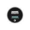 Spigen Spigen Essential F27QC Quick Charge 3.0 autós töltő adapter, 2XUSB, fekete 000CG20643