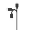 Silicon Power kábel, microUSB - USB, Boost Link LK30, 1M, 2.4A, fekete SP1M0ASYLK10AB1K