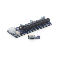 Gembird PCI Express Riser Card (6-pin power connector) RC-PCIEX-03