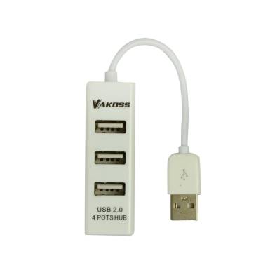 VAKOSS 4-kik&ouml;tő USB Ker&eacute;kagy TC-234UX feh&eacute;r TC-234UX