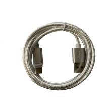 BH K&aacute;bel - Lightning (USB-lightning, harisny&aacute;zott, 1m, ez&uuml;st)