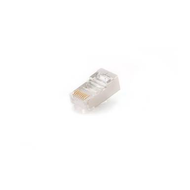 Gembird shielded modular LAN plug 30u'' gold plated - set of 50 pcs. PLUG6SP/50 Gembird shielded modular LAN plug 30u'' gold plated - set of 50 pcs. PLUG6SP/50