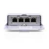 UBIQUITI NanoSwitchOutdoor 4-Port PoE Passthrough SwitchThe NanoSwitch is an outdoor 4-port Gigabit switch with PoE passthrough. UB_N-SW