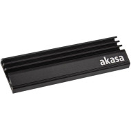 SSD hűtő Akasa M.2 NVMe hűtőborda Fekete A-M2HS01-BK