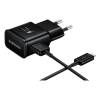 Samsung Type-C h&aacute;l&oacute;zati t&ouml;ltő,15W,Fekete OSAM-EP-TA20EBECGWW Travel Adapter (AFC) Black
