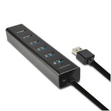 AXAGON HUE-SA7BP USB3.0 Charging Hub Black AXAGON HUE-SA7BP USB3.0 Charging Hub Black