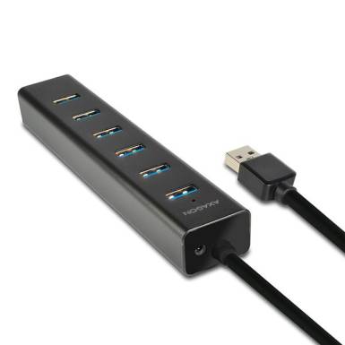 AXAGON HUE-SA7BP USB3.0 Charging Hub Black AXAGON HUE-SA7BP USB3.0 Charging Hub Black