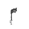 Multibrackets asztali rögzítő Deskmount Basic Triple , dönthető, forgatható konzol, 15-27", fekete 7350073733385