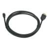 Gembird HDMI -HDMI Micro kábel aranyozott csatlakozóval 1.8m, bulk csomagolás CC-HDMID-6