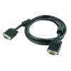 Gembird VGA HD15m/HD15m kettős &aacute;rny&eacute;kol&aacute;s&uacute; w/2*ferritmag 1.8m k&aacute;bel fekete CC-PPVGA-6B