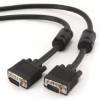 Gembird VGA HD15m/HD15m kettős árnyékolású w/2*ferritmag 30m kábel fekete CC-PPVGA-30M-B