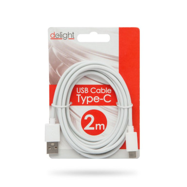 Adatkábel usb type-C 2m /55550WH-2 55550WH2