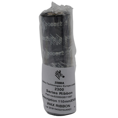 Zebra Z2300 Wax OUT szalag 110mm x 74m 02300GS11007