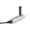 HUB 3-port USB 2.0 HighSpeed Typee C with Fast Ethernet LAN adapter, aluminium DA-70253