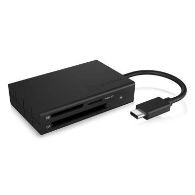 IcyBox External multi card reader USB 3.0 Type-C, CF, SD, microSD IB-CR401-C3 IcyBox External multi card reader USB 3.0 Type-C, CF, SD, microSD IB-CR401-C3