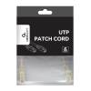 Gembird Patch cord UTP Cat6, 0.25 m gray PP6U-0.25M