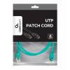 Gembird UTP Cat6 Patch cord, 1 m, green PP6U-1M/G