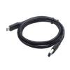 Gembird USB 3.0 AM to Type-C cable (AM/CM), 0.1m, black CCP-USB3-AMCM-0.1M