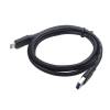 Gembird USB 3.0 AM to Type-C cable (AM/CM), 0.5m, black CCP-USB3-AMCM-0.5M