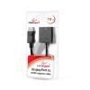 Gembird Displayport male to HDMI female adapter, 10cm, black, blister AB-DPM-HDMIF-002