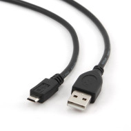 Gembird Micro-USB cable, 0.1m, black CCP-mUSB2-AMBM-0.1M