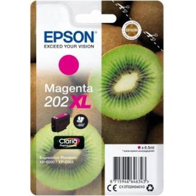 Ink Epson singlepack 202XL magenta / 8,5ml / Claria premium C13T02H34010 Ink Epson singlepack 202XL magenta / 8,5ml / Claria premium C13T02H34010
