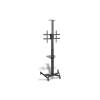 TV Presentation Cart with Shelf, 1xLCD, max. 70'', max. 50kg, VESA max. 600x400 DA-90370
