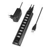 LOGILINK 10-portos USB 2.0 HUB tápegységgel UA0096