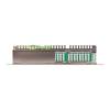 NIKOMAX STP Patch panel, Cat.5e, szerszámmal szerelhető, 1U