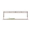 NIKOMAX UTP Patch panel, Cat.5e , Snap-in betétes, 0.5U