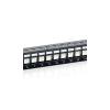Equip Patch Panel - 769124 (Cat6 Keystone patch panel, 24 port, 1U, árnyékolt, fekete)