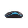 Egér A4TECH V-TRACK G3-200N-1 fekete + kék WRLS A4TMYS46037